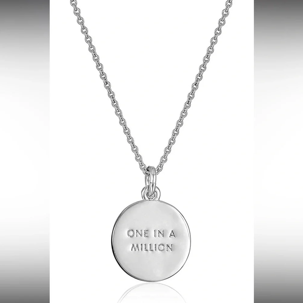 Kate Spade New York Initial Pendant Necklace H Silver